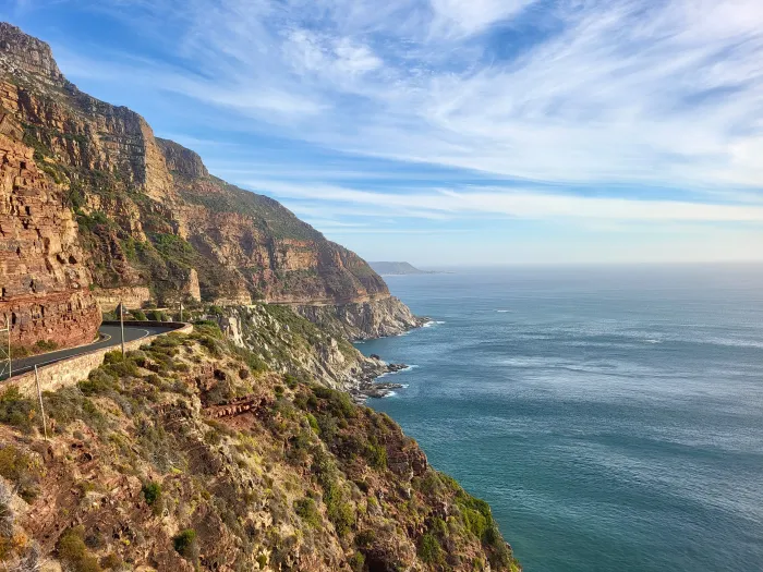 Cliffview of Chapmans Peak Drive Route