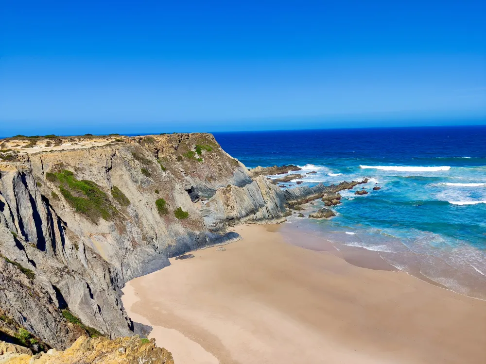 A remote beach